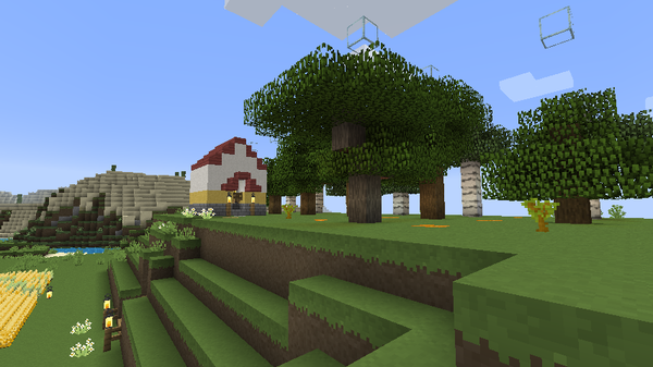 Minecraftで 農園と植林場